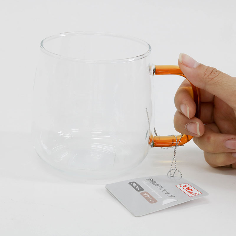 Ca, cốc, ly thủy tinh chịu nhiệt 500ml, dùng được lò vi sóng thương hiệu ECHO METAL