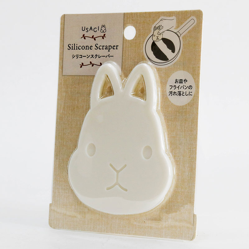 Miếng cạo vệ sinh nồi chảo, vật dụng nhà bếp silicone 1 cái hình thỏ (Nhiều mẫu)-Giao mẫu ngẫu nhiên thương hiệu ECHO METAL