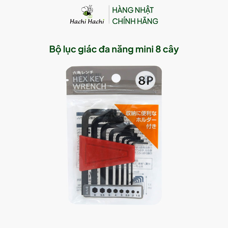 Bộ lục giác đa năng mini 8 cây thương hiệu ECHO METAL