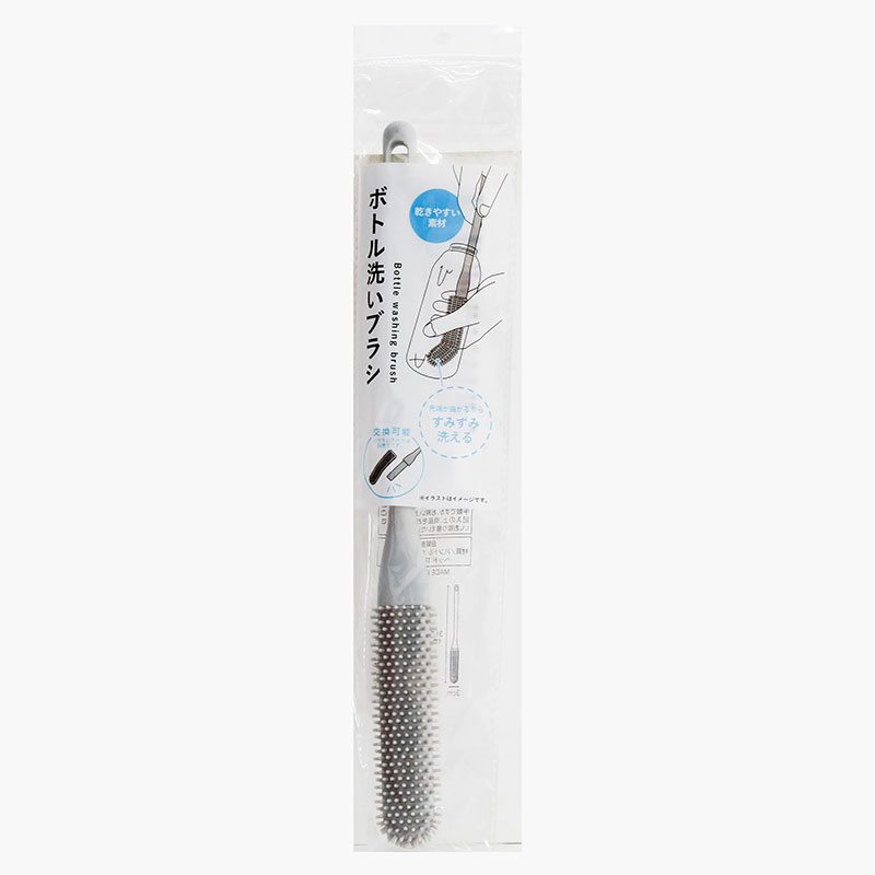 Cây chùi rửa bình nước, bình sữa, ly tách, đầu lông đàn hồi dễ uốn cong Echo Metal 31.3cm thương hiệu ECHO METAL