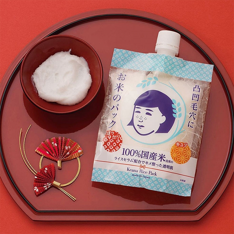 Mặt nạ cám gạo dưỡng sáng giảm thâm sạm Keana Rice Pack 170g thương hiệu ISHIZAWA LABORATORIES