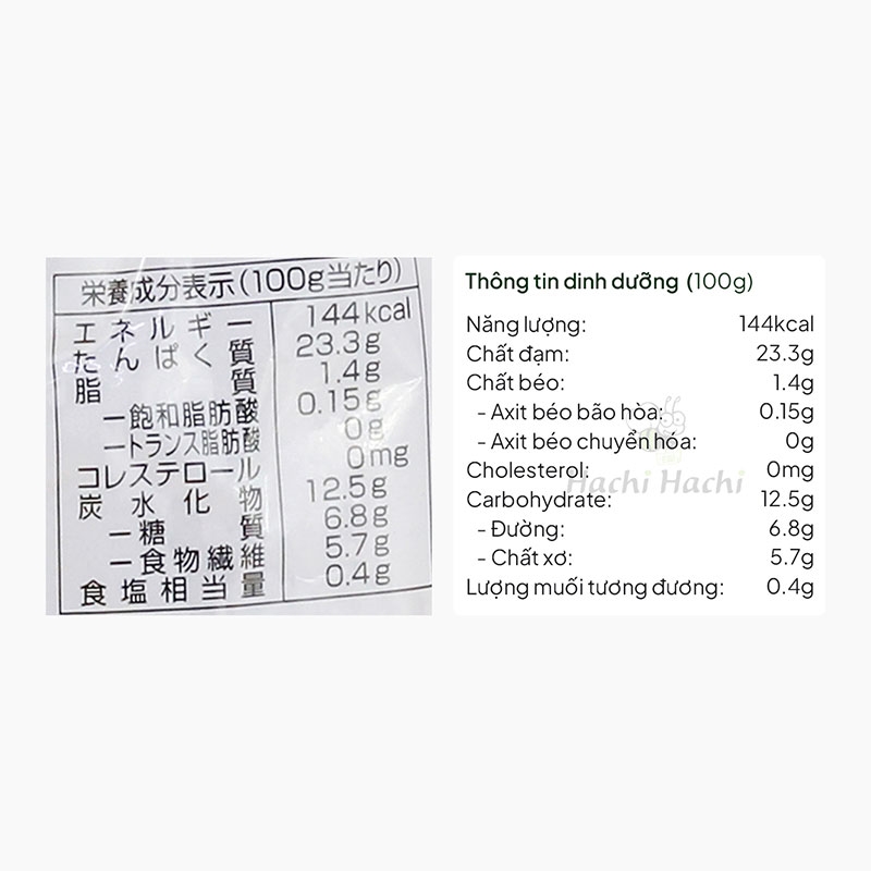 Thịt chay từ đậu nành Nichireto 100g thương hiệu 