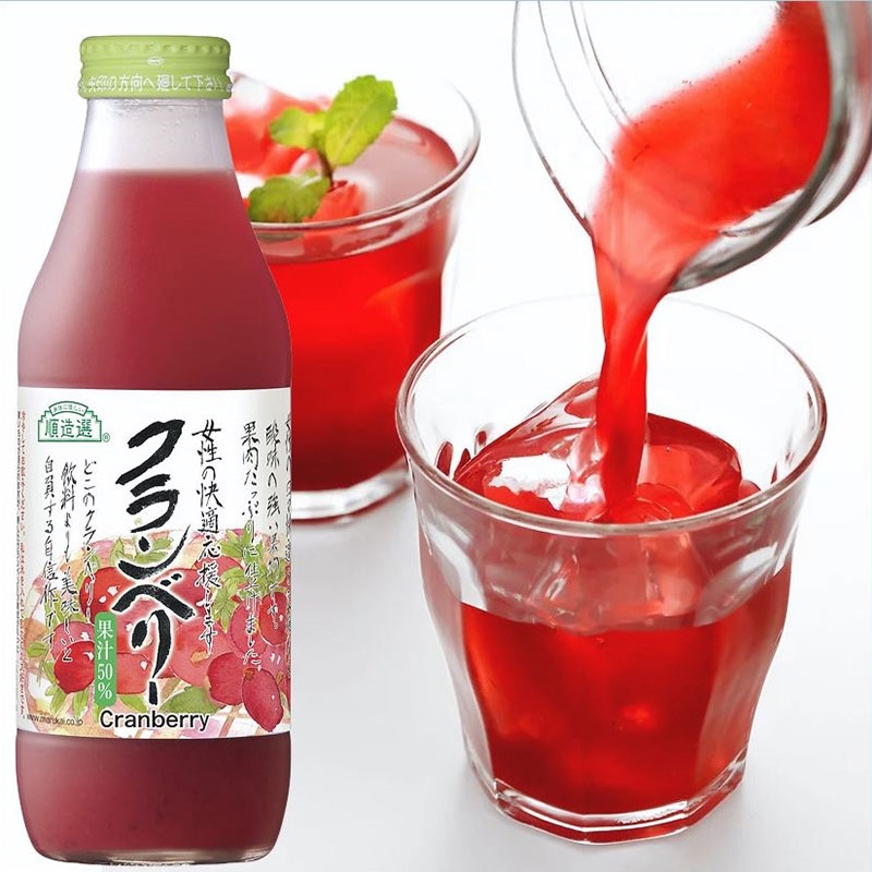 Nước ép Nam Việt Quất Cranberry Marukai 500ml  thương hiệu MARUKAI