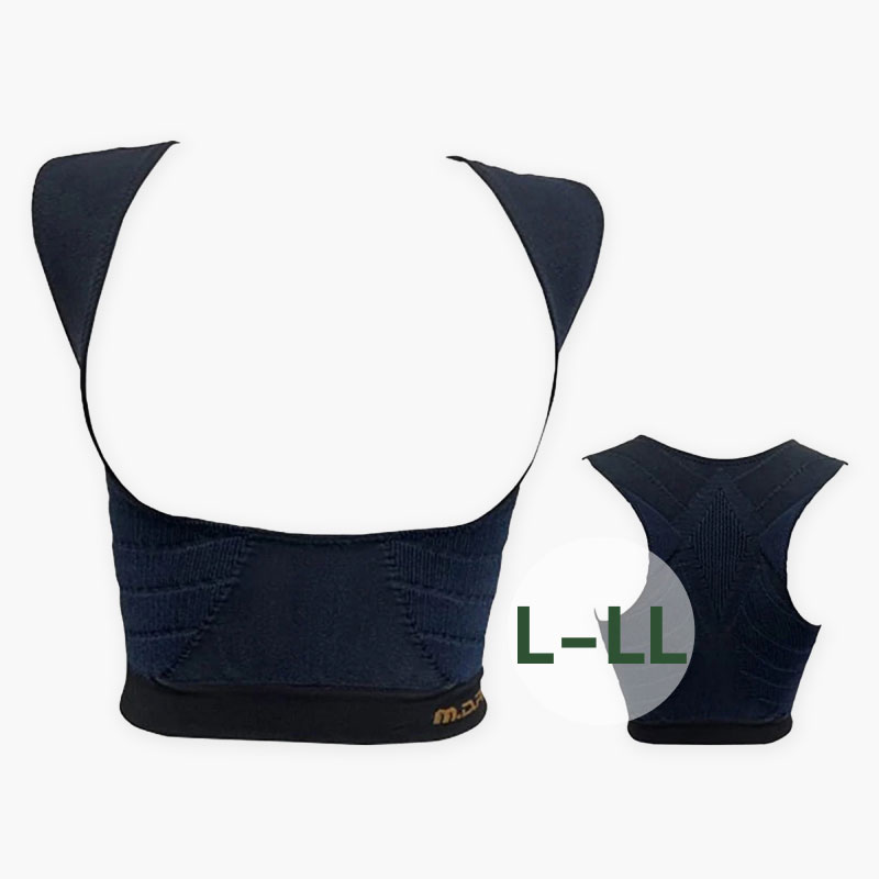 Áo lót định hình chống gù lưng Nhật Bản L-LL (Đen)