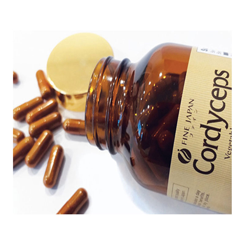 TPBVSK: Viên uống Cordyceps Nhật Bản 120 viên, đông trùng hạ thảo bổ thận, tăng đề kháng, sức khỏe thương hiệu FINE JAPAN