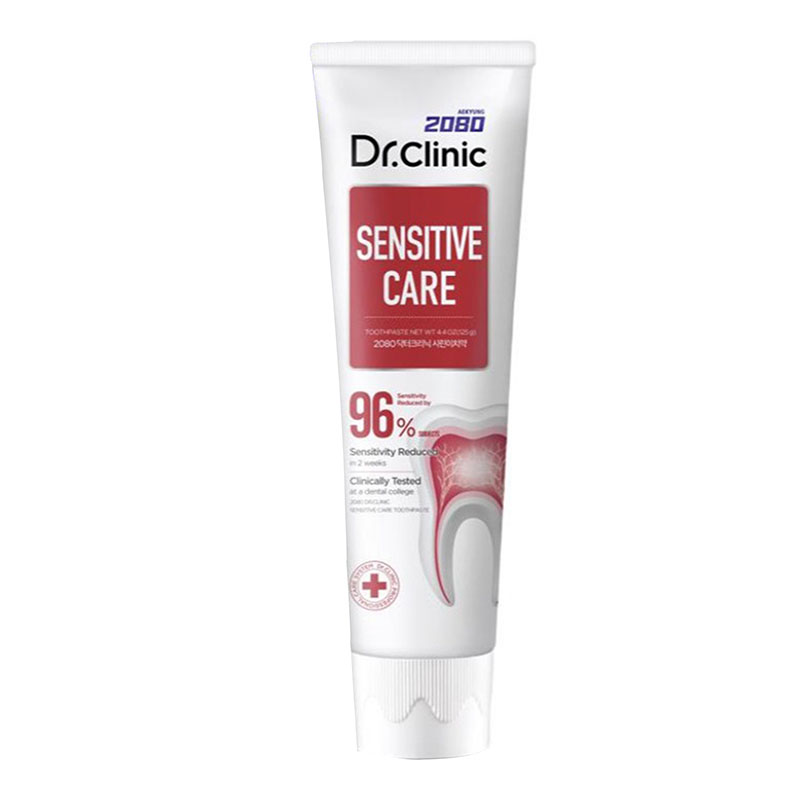 Kem đánh răng cho răng nhạy cảm Hàn Quốc 2080 Dr.Clinic Sensitive Care Toothpaste 125g thương hiệu AEKYUNG