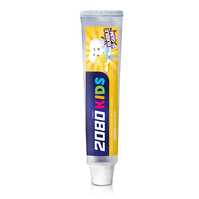 Kem đánh răng trẻ em Hàn Quốc Aekyung 2080 Kids Bubble Gum Toothpaste 80g (Hương kẹo) thương hiệu AEKYUNG