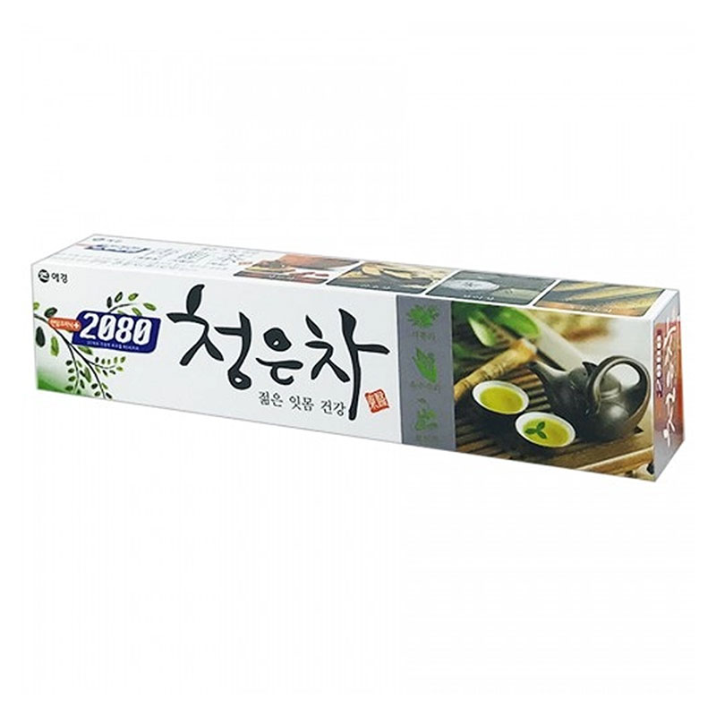 Kem đánh răng tinh chất trà Hàn Quốc Dental Clinic 2080 Cheong Eun Cha Toothpaste 160g thương hiệu AEKYUNG