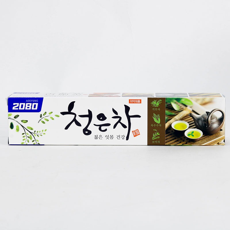Kem đánh răng tinh chất trà Hàn Quốc Dental Clinic 2080 Cheong Eun Cha Toothpaste 160g thương hiệu AEKYUNG