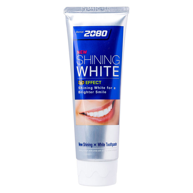 Kem đánh răng làm trắng răng Hàn Quốc Dental Clinic 2080 New Shining White Toothpaste 100g thương hiệu AEKYUNG