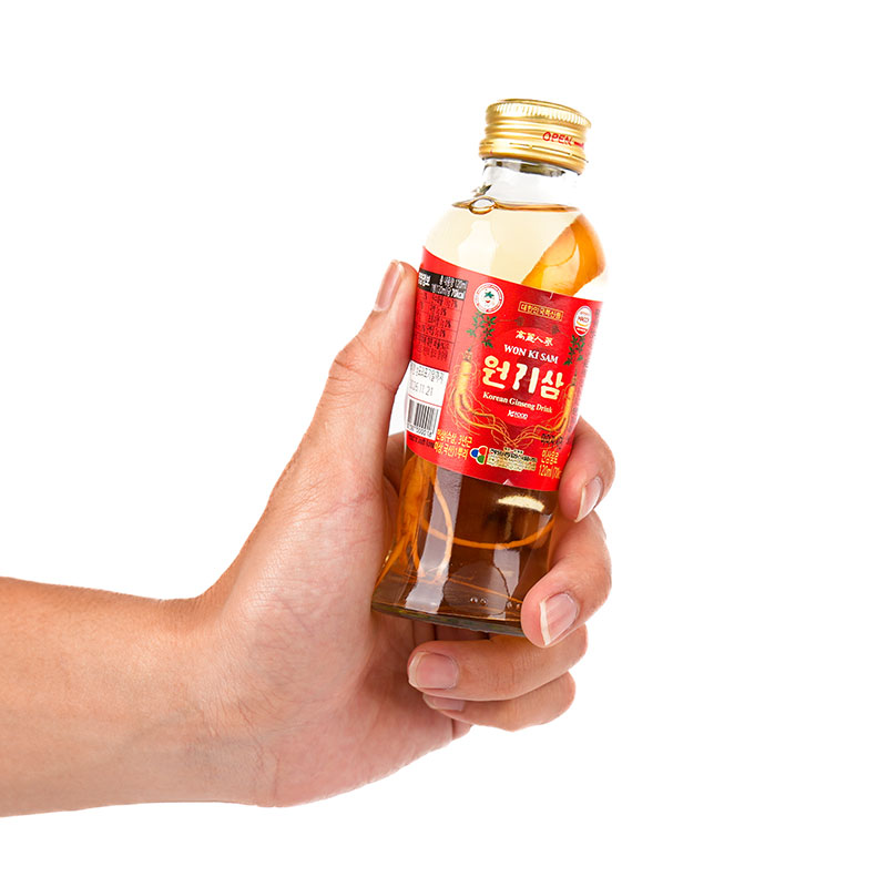 TPBS: Nước nhân sâm Hàn Quốc Wonkisam có đường 120ml x 10 chai thương hiệu GINCOOP