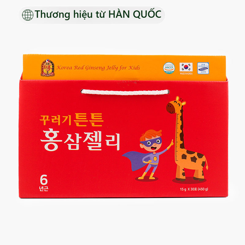 TPBS: Thạch hồng sâm Hàn Quốc cho trẻ em 15g x 30 gói