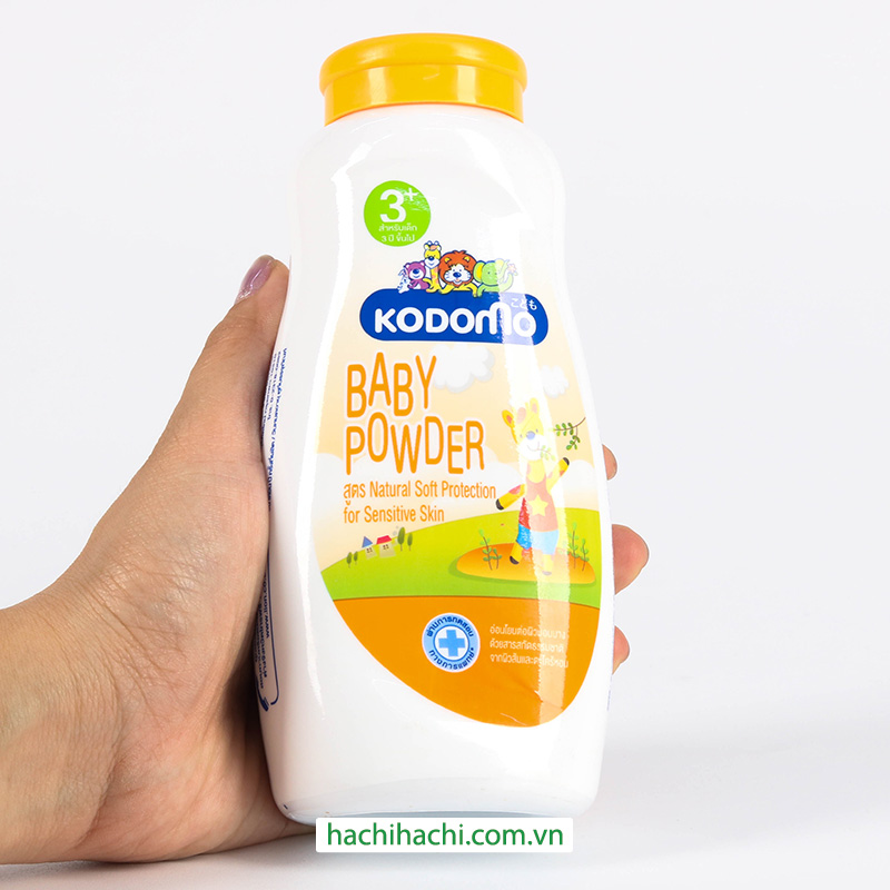Phấn trẻ em Kodomo Natural Soft 160g Dưỡng ẩm, ngăn côn trùng thương hiệu KODOMO