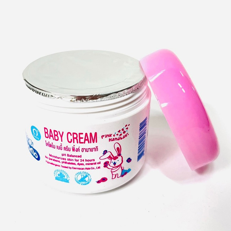 Kem dưỡng ẩm trẻ em Kodomo Pink Hanabaki 50g thương hiệu KODOMO