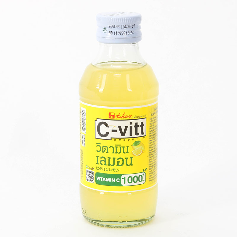 TPBS: Nước chanh Vitamin C C-Vitt 140ml, bổ sung 1000mg Vitamin C thương hiệu 