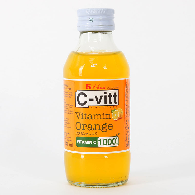 TPBS: Nước cam Vitamin C C-Vitt 140ml, bổ sung 1000mg Vitamin C thương hiệu 