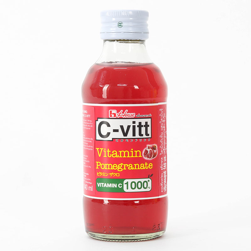 TPBS: Nước lựu Vitamin C C-Vitt 140ml, bổ sung 1000mg Vitamin C thương hiệu 