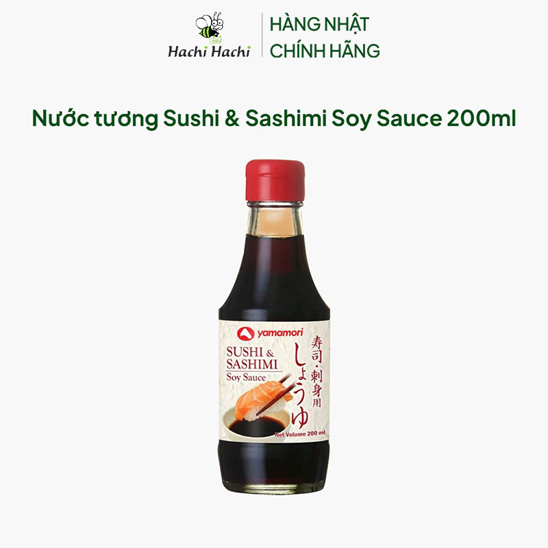 Nước tương Sushi & Sashimi Soy Sauce 200ml thương hiệu YAMAMORI