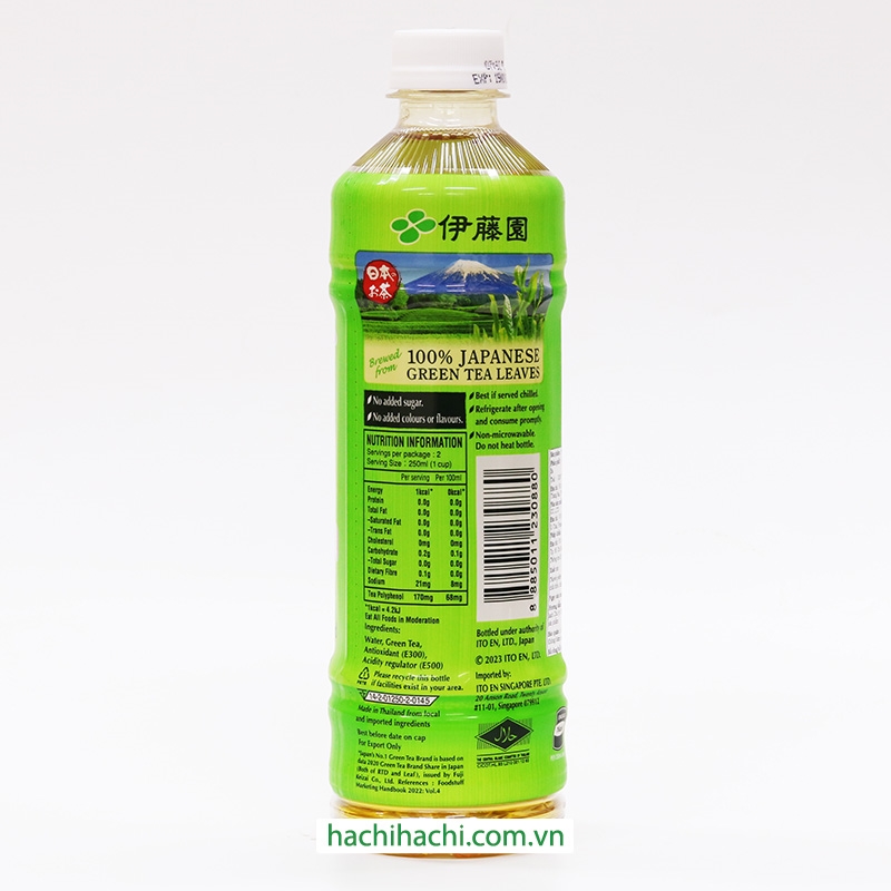 Nước uống trà xanh Oi Ocha Green Tea (500ml) thương hiệu ITOEN
