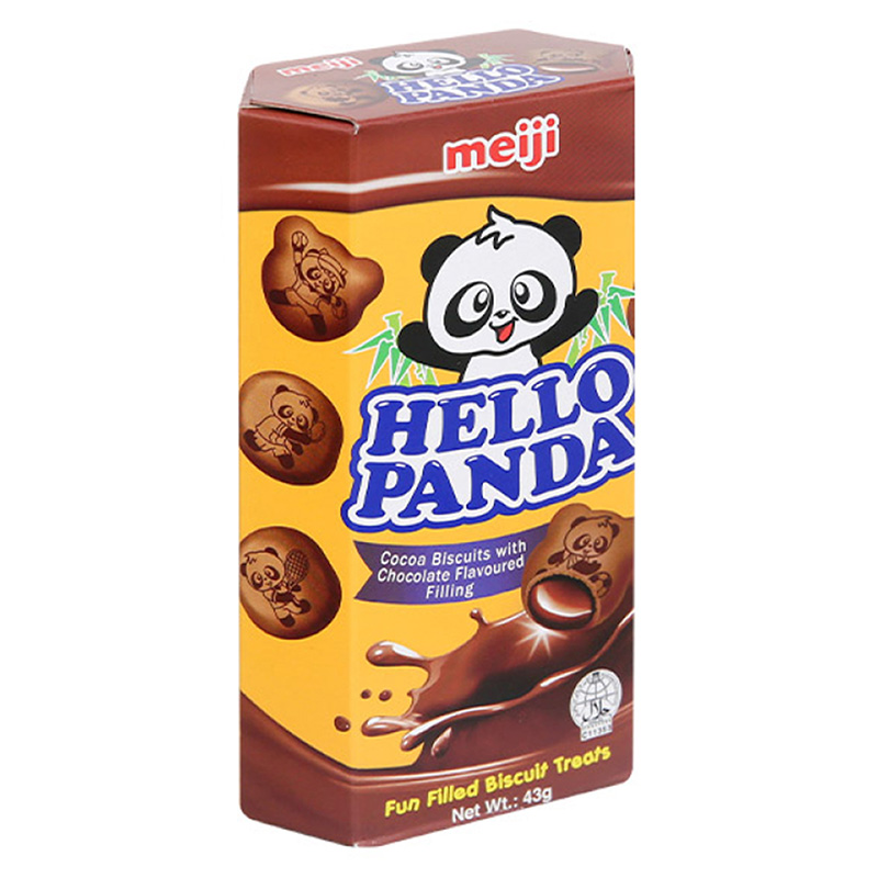 Bánh Hello Panda Double Choco Meiji 43g thương hiệu MEIJI