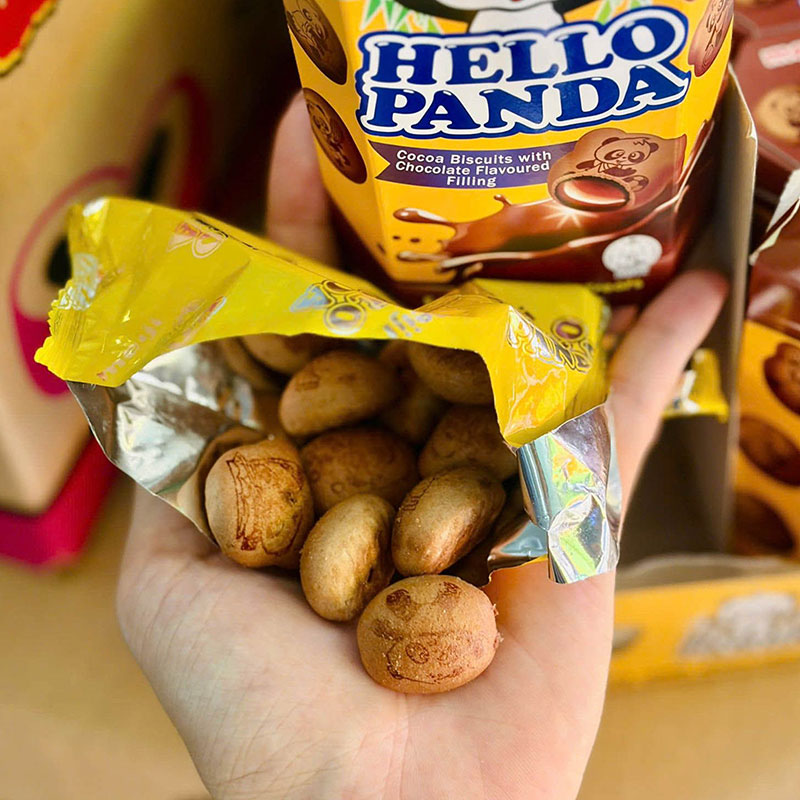 Bánh Hello Panda cacao nhân kem Socola 40g thương hiệu MEIJI