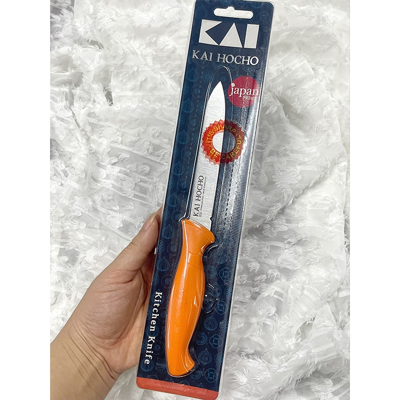 Dao bếp Kai Hocho lưỡi 11.2cm (Cam) thương hiệu KAI