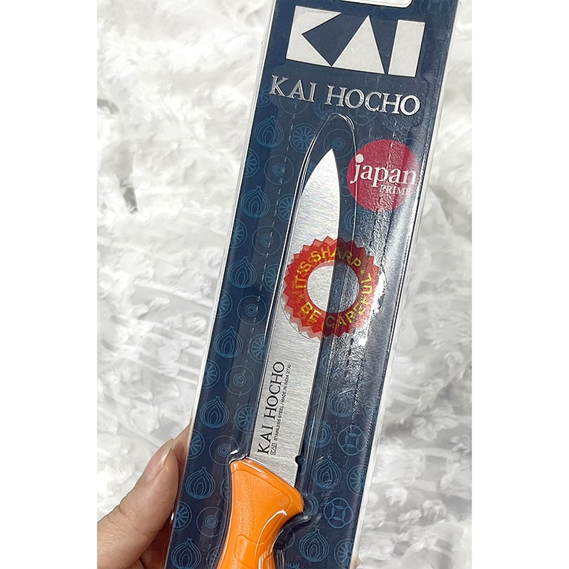 Dao bếp Kai Hocho lưỡi 11.2cm (Cam) thương hiệu KAI