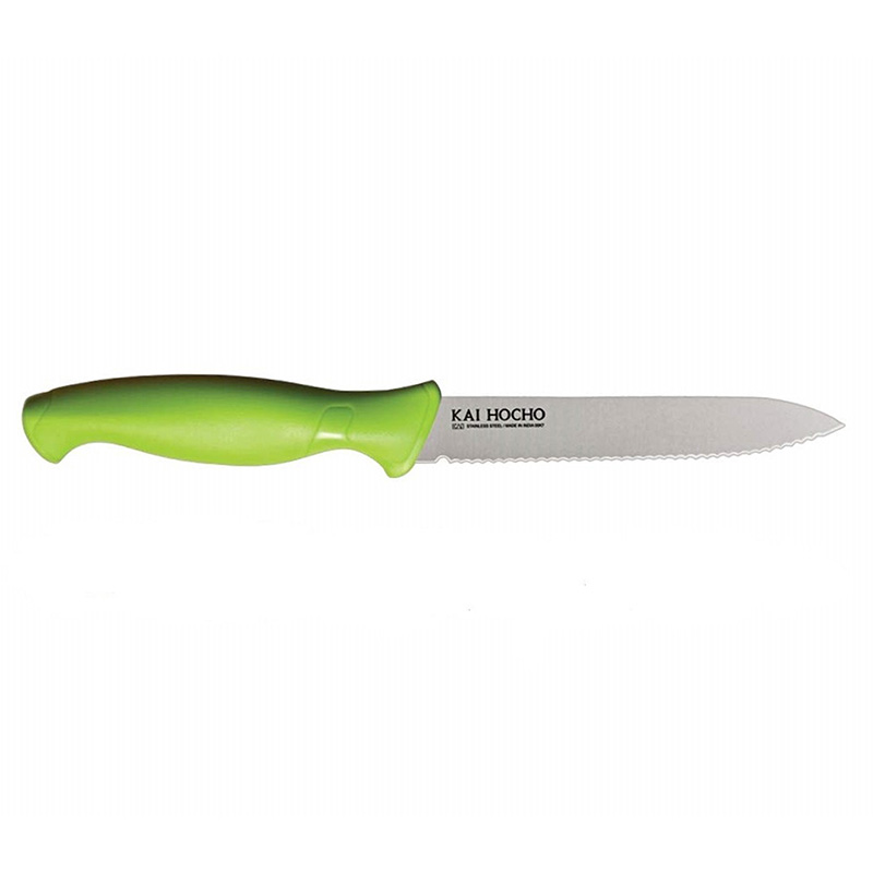 Dao bếp Kai Hocho Vegetable lưỡi 11.2cm (Xanh lá) thương hiệu KAI
