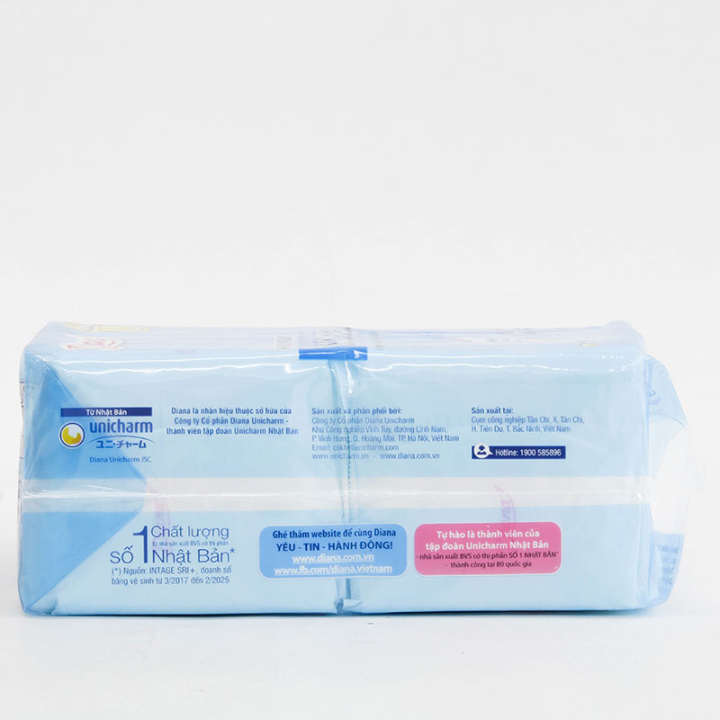 Băng vệ sinh hàng ngày mát lạnh Diana Sensi Cool Fresh 15.5cm 40 miếng thương hiệu UNICHARM