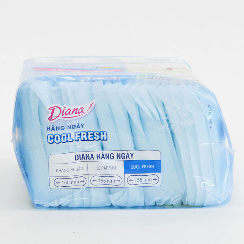 Băng vệ sinh hàng ngày mát lạnh Diana Sensi Cool Fresh 15.5cm 40 miếng thương hiệu UNICHARM