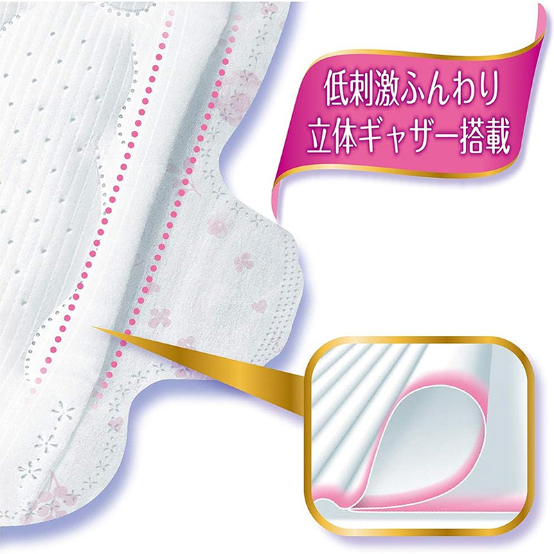 Băng vệ sinh Sofy Skin Comfort có cánh 23cm 8 miếng (Siêu êm thoáng) thương hiệu UNICHARM