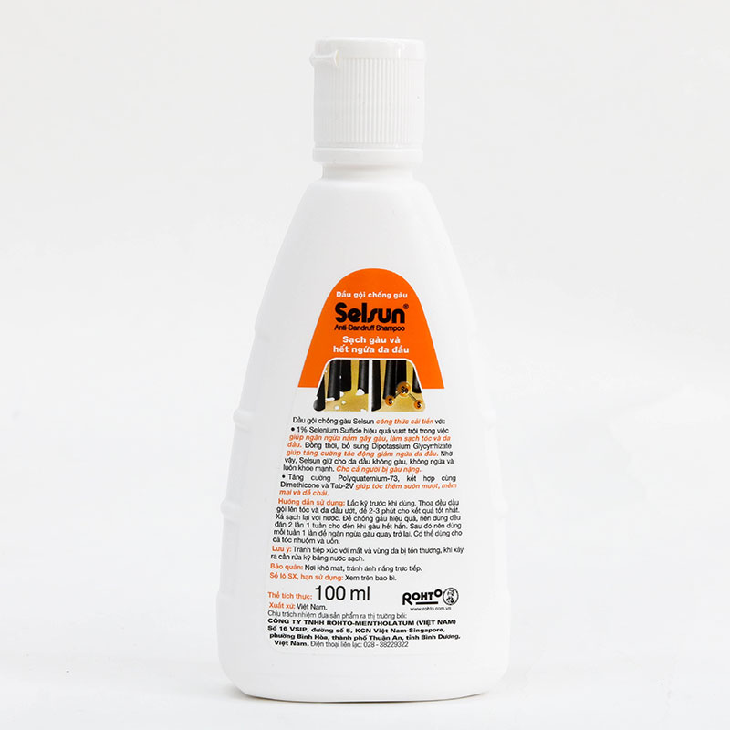 Dầu gội chống gàu Selsun Anti-Dandruff Shampoo 100ml thương hiệu ROHTO