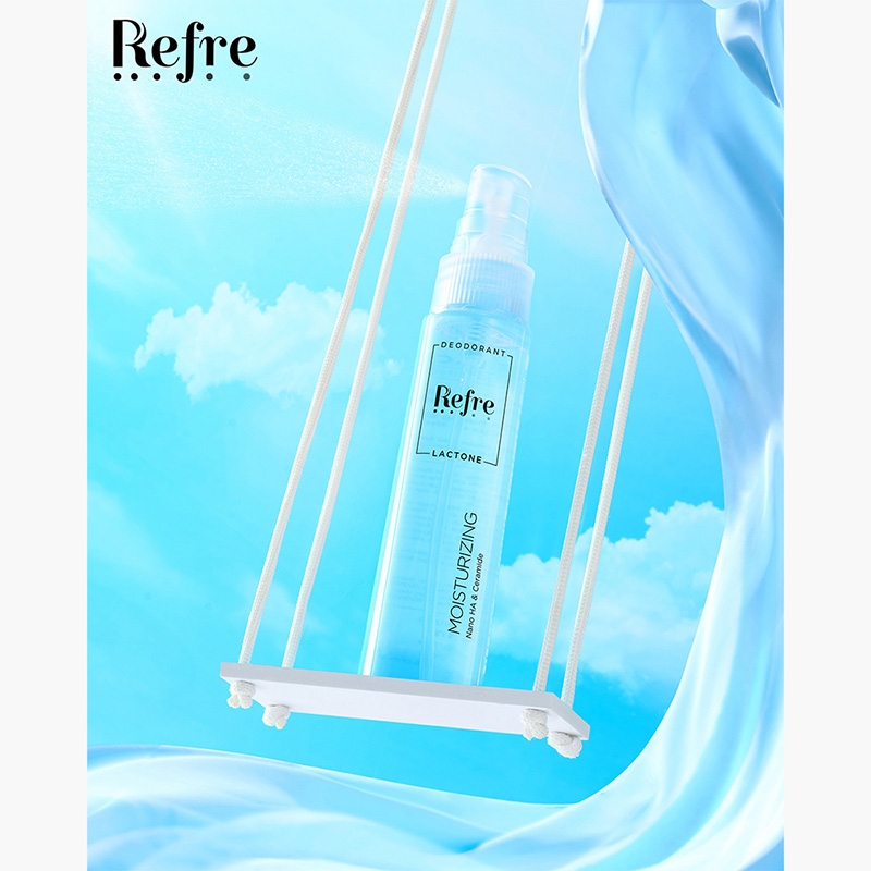 Xịt khử mùi hương Lactone dưỡng da ẩm mịn Refre Moisturizing 30ml thương hiệu ROHTO