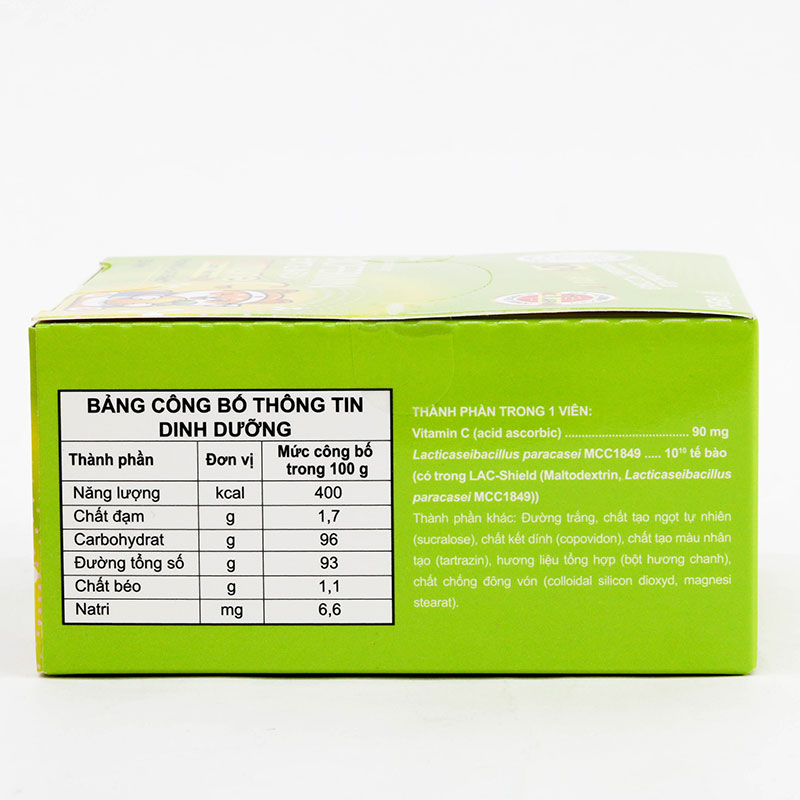 TPBS: Viên nhai Biofermin Immune C - vị chanh (50 viên) thương hiệu 