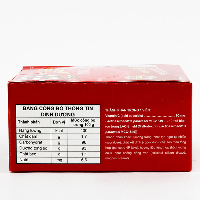 TPBS: Viên nhai Biofermin Immune C - vị dâu  (50 viên) thương hiệu 