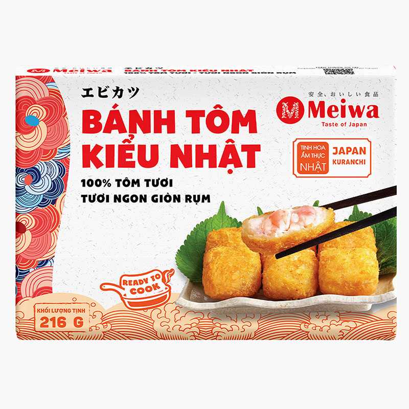 Bánh tôm kiểu Nhật 216g thương hiệu MEIWA