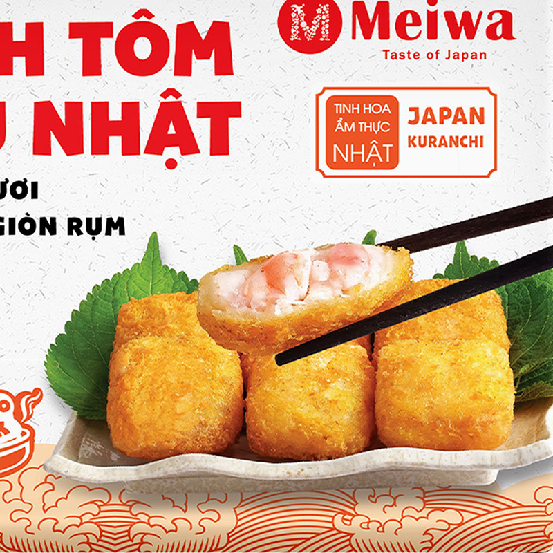 Bánh tôm kiểu Nhật 216g thương hiệu MEIWA