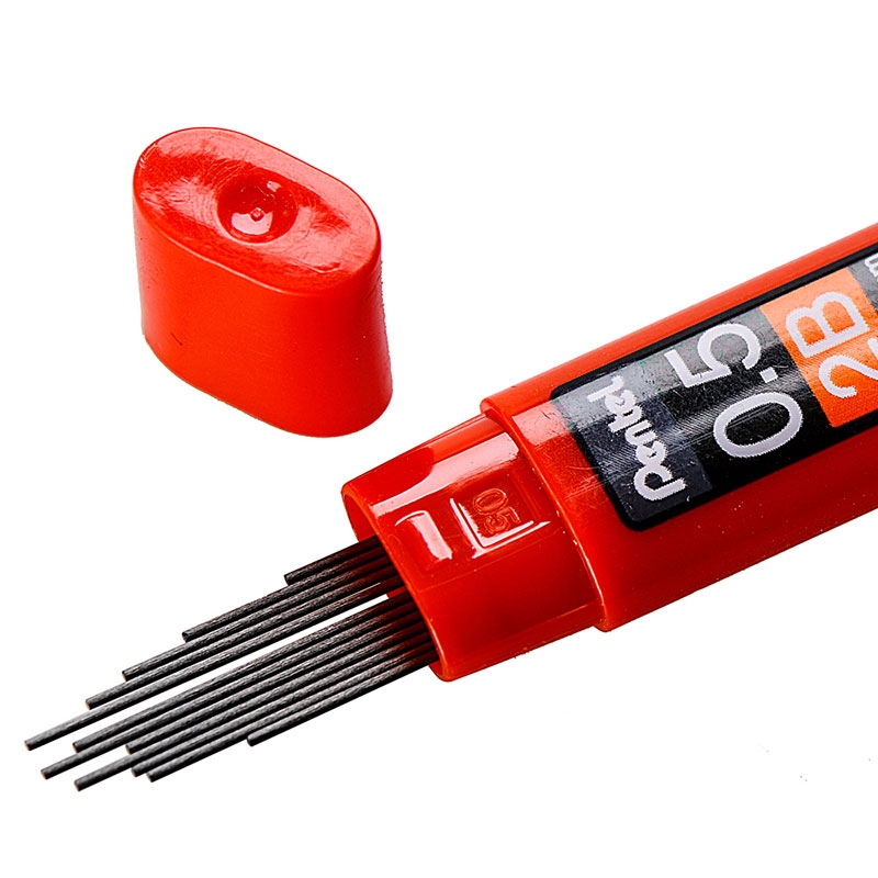 Ruột bút chì bấm Pentel 0.5mm 2B (2 hộp) thương hiệu 