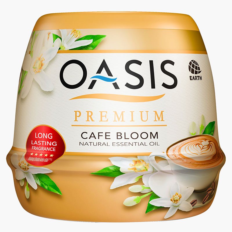 Sáp thơm cao cấp Oasis hương cà phê 200g thương hiệu EARTH BIO CHEMICAL
