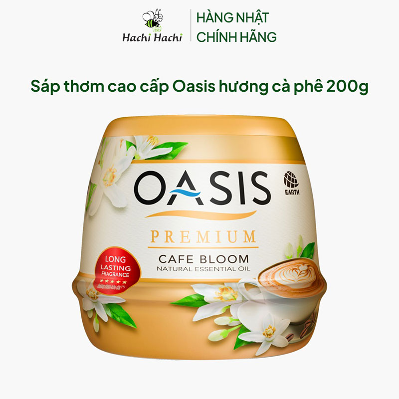 Sáp thơm cao cấp Oasis hương cà phê 200g thương hiệu EARTH BIO CHEMICAL