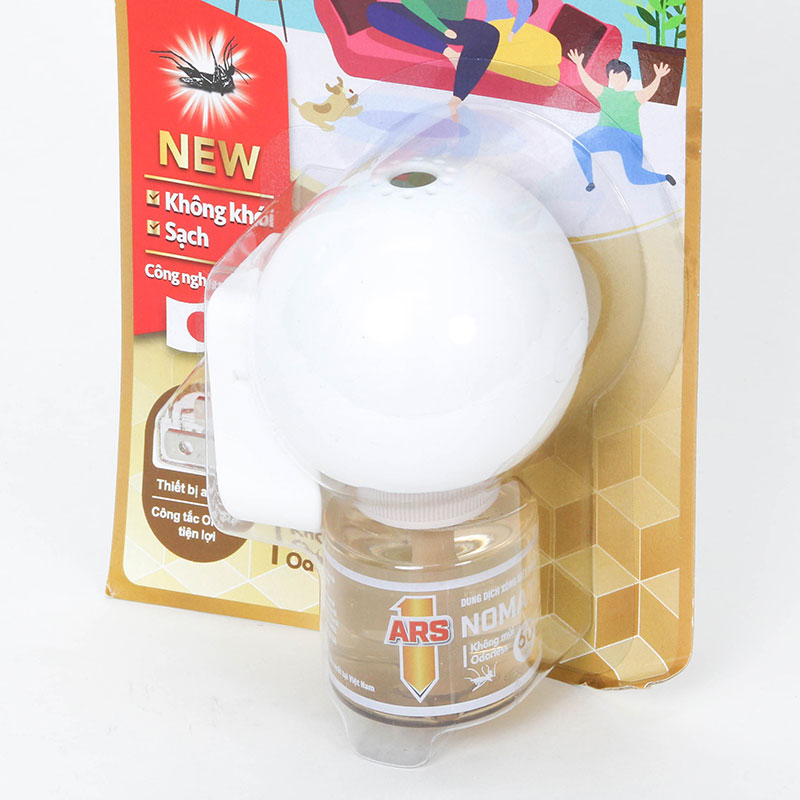 Bộ xông xua đuổi muỗi điện ARS Nomat P60 46ml bảo vệ khỏi muỗi 60 ngày thương hiệu EARTH BIO CHEMICAL