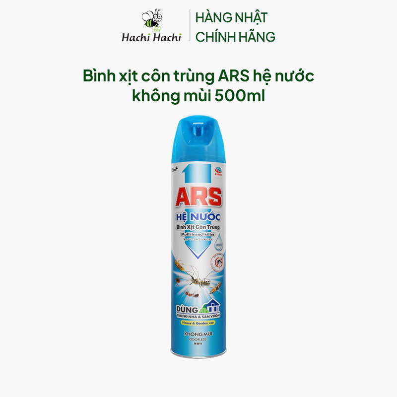 Bình xịt côn trùng ARS hệ nước không mùi 500ml thương hiệu EARTH BIO CHEMICAL