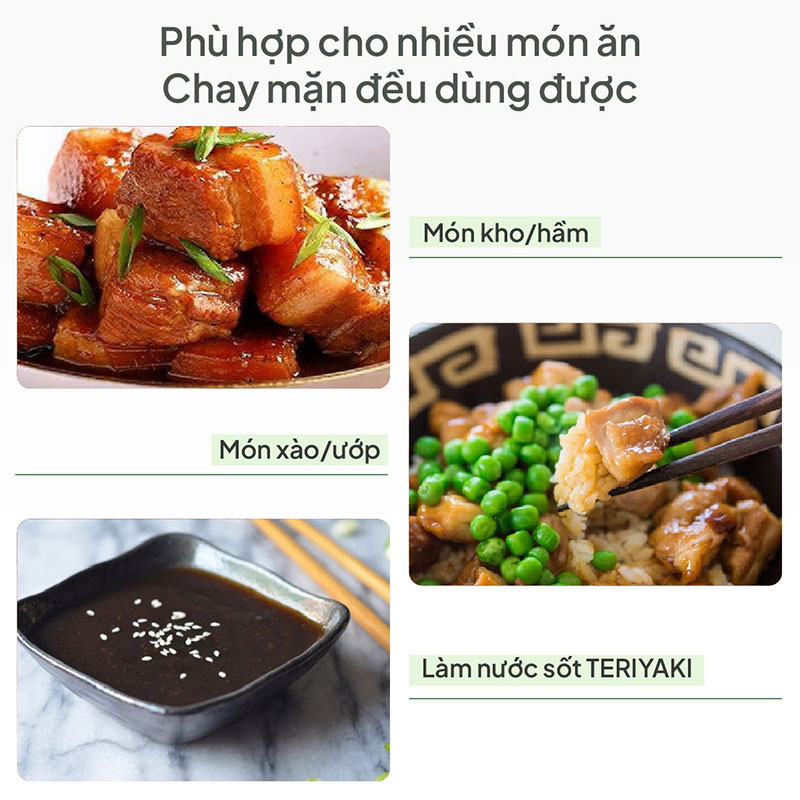 Gia vị nấu ăn Hon Mirin Umami 880ml, chay mặn đều dùng được thương hiệu 
