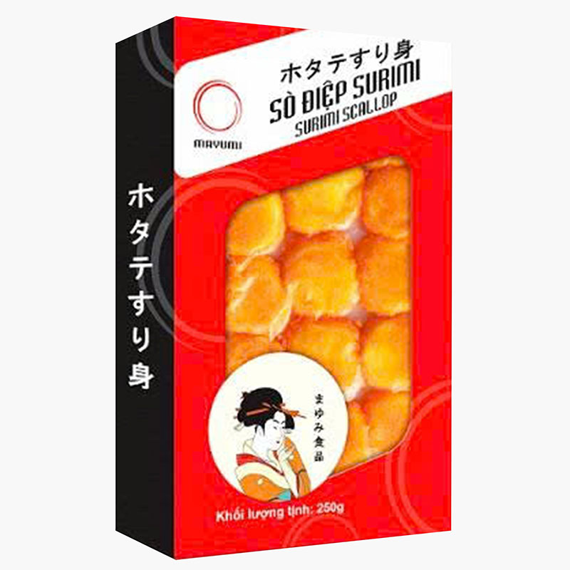 Viên surimi hương vị sò điệp (250g) thương hiệu MAYUMI FOOD