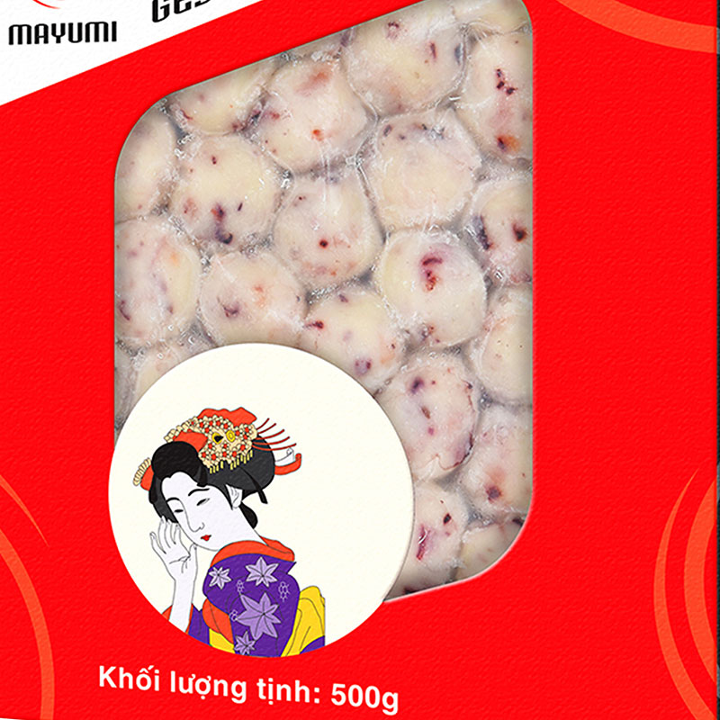 Viên mực geso (500g) thương hiệu MAYUMI FOOD