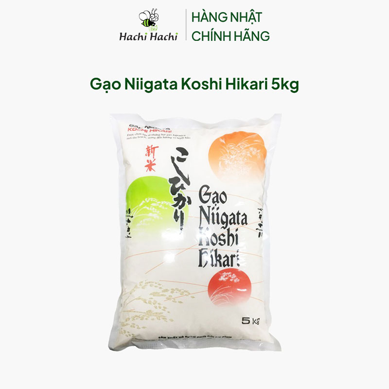 Gạo Niigata Koshi Hikari 5kg thương hiệu 
