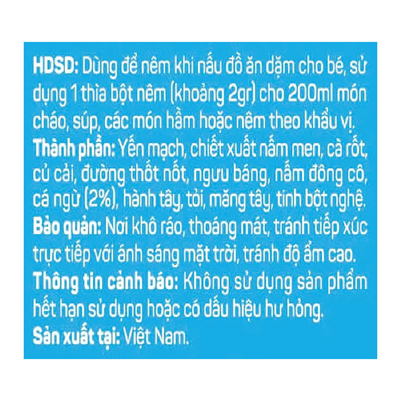Bột nêm rau củ cá ngừ Kodomo 90g thương hiệu 