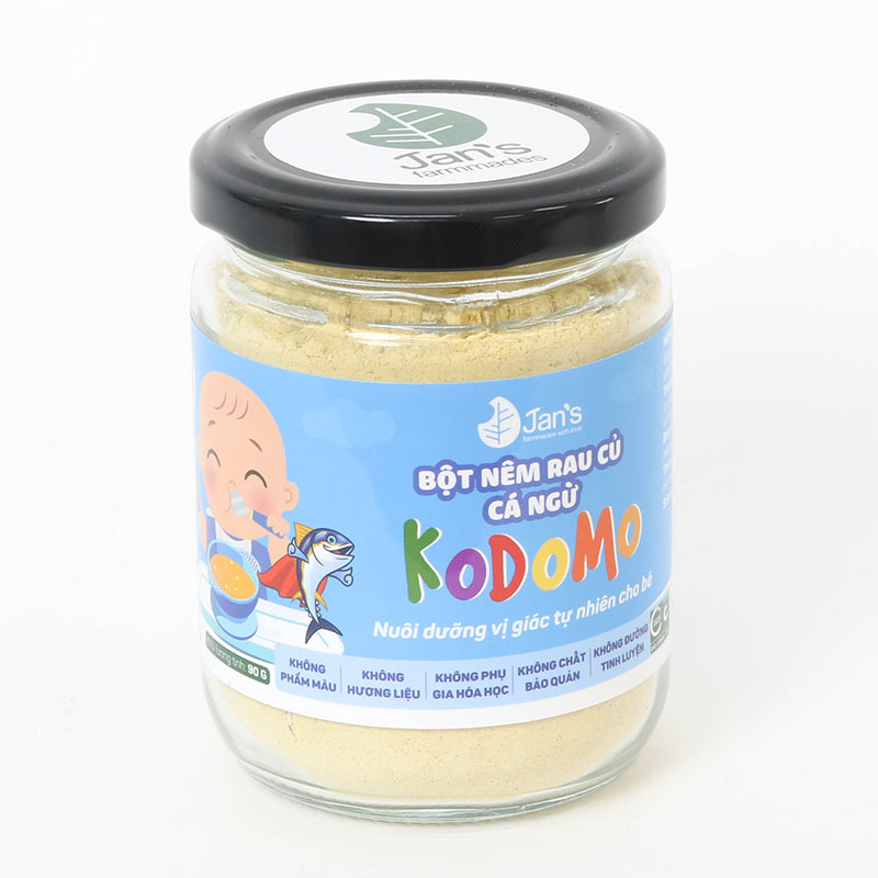 Bột nêm rau củ cá ngừ Kodomo 90g thương hiệu 