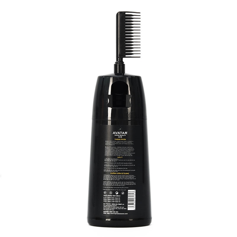 Dầu gội phủ bạc Avatar  màu đen 500ml thương hiệu 