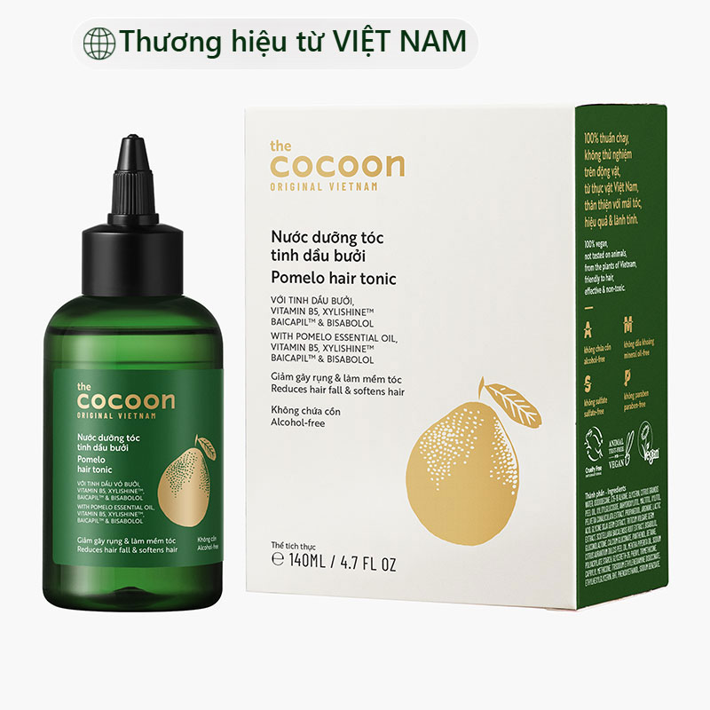 Nước dưỡng tóc tinh dầu bưởi Cocoon 140ml